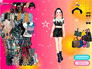 Colorful Pattern Fashion free online dress up game big cowboy shirt fishnet stockings