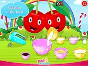 Chocolate Cherry Cupcakes free online cooking game on PlayArcadeHub, baking and decorating