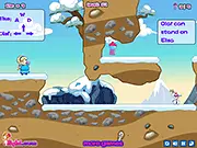 Queen Elsa and Olaf running outdoors for a fitness and weight loss challenge game