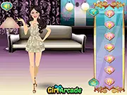 Selena Gomez Oscar Dressup game screenshot, celebrity fashion, dress up online, free girl game
