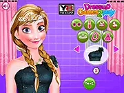 Princess Anna Spa Bath game screenshot, Frozen Anna makeover, royal dress up game, play online free