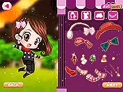 Magic Girl 2 free online makeover game doing makeup and choosing outfits for a house party