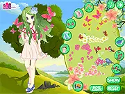 Spring Girl free online dress up game where you update a girl's wardrobe with a new seasonal look
