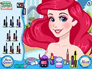 Stylish Pregnant Ariel Makeover game screenshot, playing free online dress-up games, best Disney princess styling