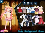 School Hero dress up game character in trendy outfit, popular girl fashion makeover online