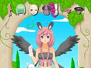 Cute Bunny Angel dress up game for girls customization fantasy free online