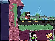 Play Kelvin the Human free online puzzle adventure game, a hero helping people with bizarre problems on PlayArcadeHub