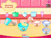 White Chocolate Ice-Cream Cake free online cooking game, showing a finished cake with decorations
