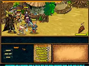 The Company of Copperhill game screen. Characters on a perilous survival journey. Free online adventure game.
