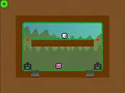 Play Ghost vs Turrets free online platformer game, challenging puzzle levels with a ghost avoiding deadly automated turrets