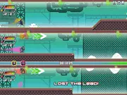 Rush free online one-button multiplayer racing game with gravity flipping