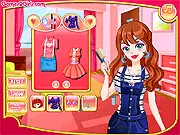 Play Winter Boots Cleaning free online game, casual dress-up, clean and paint fashion boots, Veronica makeover