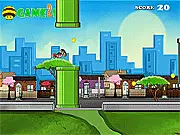 Flappy Mr Bean Free Online Game Character Flying Through Pipes