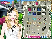 Luxury Jewelry online dress-up game featuring diamonds, necklaces, and rings