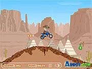 Cowboy Biker Free Online Motorcycle Stunt Game Wild West