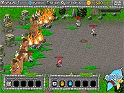 Knights Invasion free online castle defense game with archery screenshot