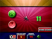Bigger or Smaller online guessing game screenshot, play free prediction game on PlayArcadeHub