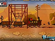 Train Steam Western online game screenshot, play free steam train driving and cargo balancing game