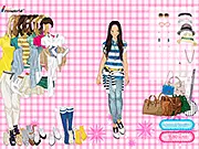 Play Polo Shirt Korean Version free online, Korean fashion dress up game, K-Fashion styling game