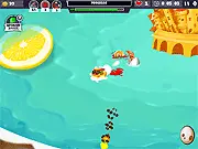 Play Rumble in the Soup free online shooter game with upgrades and explosions