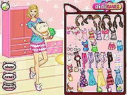 Spring Nightwear Dress Up free online fashion game choosing pajamas and sleepwear