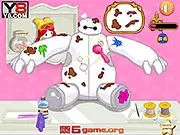 Play Baymax Doll Repair and Dress Up game online, a free girls game where you fix and customize the Big Hero 6 robot doll.