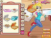 Pizza Delivery Girl free online dress-up and fashion game screenshot