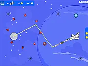 Play AstroSave online for free, a chain reaction game saving astronauts from asteroids and UFOs