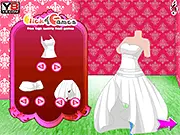 Princess Ariel wearing a custom-designed, stylish dream dress with oceanic decorations, ready for her fashion show in the online game