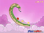 Rollin Tot free online game screenshot, character rolling on a platform after rotating the world