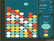Dot Dot Stretch free online game screenshot, collecting balls by stretching a line