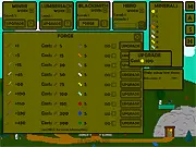 Slim World free online idle clicker game, slimes mining and foraging, kingdom building strategy game