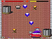 Don't Touch My Food free game screenshot, Marx the Wizard casting a spell to transform an enemy into food