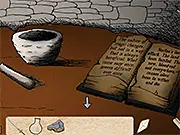 Free online adventure game Tainted Olive Chapter 2, featuring a character traversing a dark forest called the Woods of Unrest