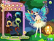 Fairy Dancing Dressup game with a beautiful fairy girl wearing a magical gown and wings