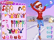 The Night After Snow dress up game, girl wearing winter clothes for snowball fight, cozy outfit