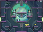 Test Subject Arena 2-player game, competitive platform shooter, two block characters battling, free online game