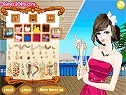Princess Irene's Wind Chimes free online decorating game, hanging colorful musical chimes