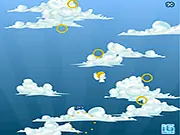 Lost Angel Jump Online game, little angel jumping over rings to get a high score, play free online