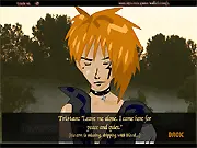 Jenna Moonlight Sim II game screenshot featuring the protagonist, Jenna, surrounded by several romantic and antagonistic characters at a spa resort