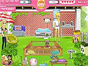 Jennifer Rose: Puppy Grooming free game - Jennifer takes care of four puppies in a dog grooming and pet center