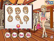 Zoe & Lilly: Puppet Festival free online dress up game - two young women, Zoe and Lilly, wearing colorful, joyful outfits suitable for a festival