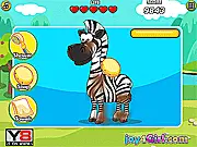 Dora Care Baby Zebra free online game - Dora the Explorer feeding and petting the black and white striped baby zebra
