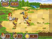 Barbarian Hunter free online game. Defend the base and kill Barbarians. Hero with a bow and arrow.