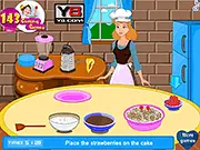 Play Cinderella Tiramisu Cheesecake free online cooking game, baking a dessert for Aunt Sarah
