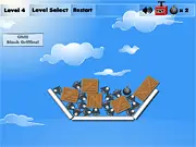 Blast Out free online puzzle game. Cannon aiming to blast out the evil Griffins while avoiding the angels.