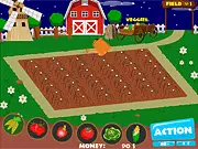 Vegetable Farm 2 online game, free farming simulator, planting carrots and tomatoes, harvest time