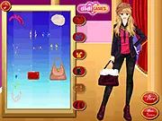 Winter Elegance Dress Up free online game. Anna, a pretty girl, wearing beautiful elegant winter outfits and accessories.