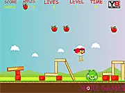 Play Angry Birds Egg Runaway free online game, helping the small angry bird egg eat and grow big to escape the chasing pigs.