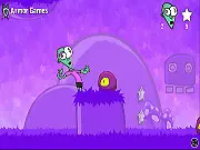 Shrooms platformer game online, play free retro mushroom game, avoid spiked monsters, collect stars